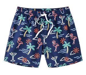 NWOT Chubbies The Neon Lights Stretch Swim Trunks Navy Blue Men's Size Small, $7
